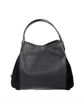 Coach Edie 42 leather and suede bag 57647